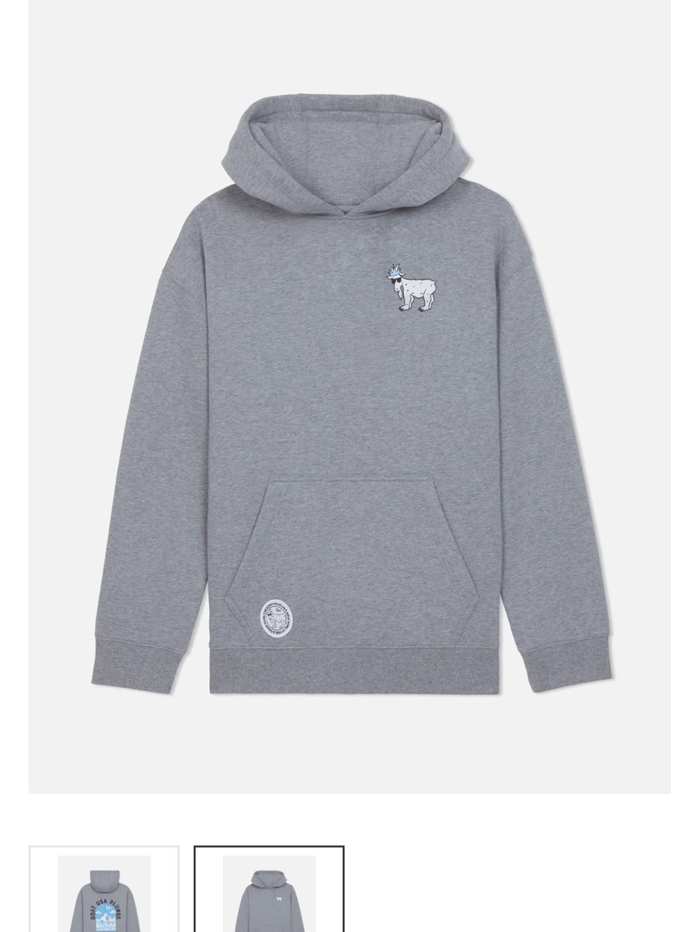 GOAT USA Polar Plunge Hooded Sweatshirt Youth Medium